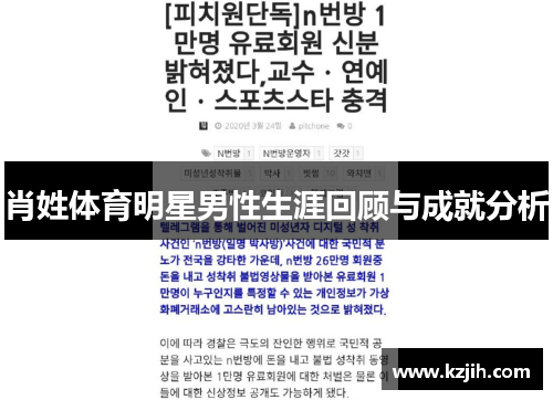肖姓体育明星男性生涯回顾与成就分析